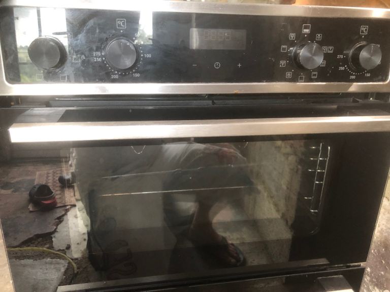 Zanussi double air fryer fan oven