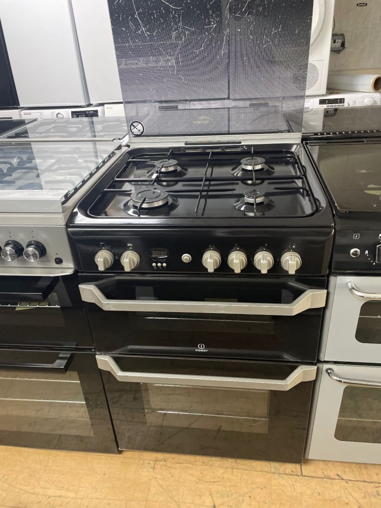 Black 60cm Gas Cooker 