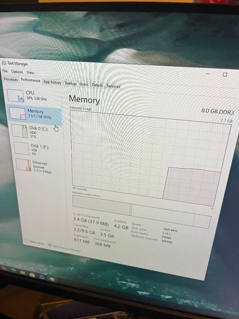 ASUS i5-3340S Desktop Computer 8GB 1TB