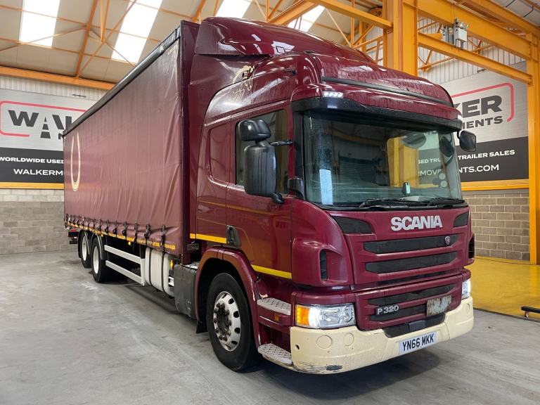 SCANIA P320 HIGHLINE *EURO 6* 26 TONNE 6X2 CURTAINSIDER - 2016 - YN66 MKK