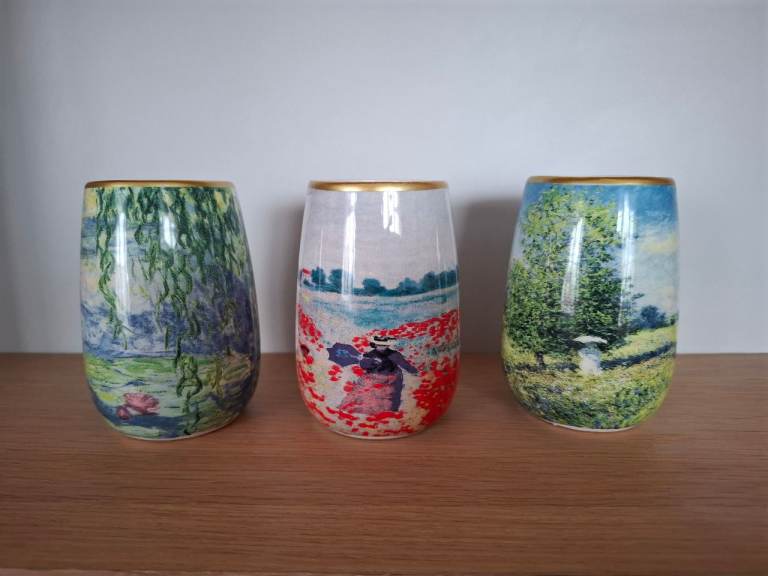 Claude Monet Vases - Set of 3, The Leonardo Collection