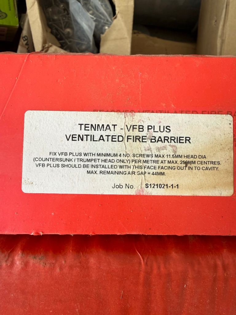Tenmat VFB Plus Ventilated Fire Barrier 