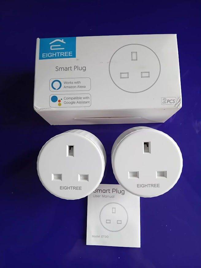 EIGHTREE 2 Pack Smart Plug That Work With Alexa & Google Home