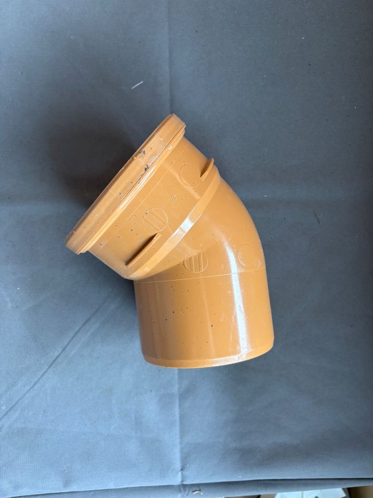 OSMA 110mm 45 Degree PVC-U Drainage Bend