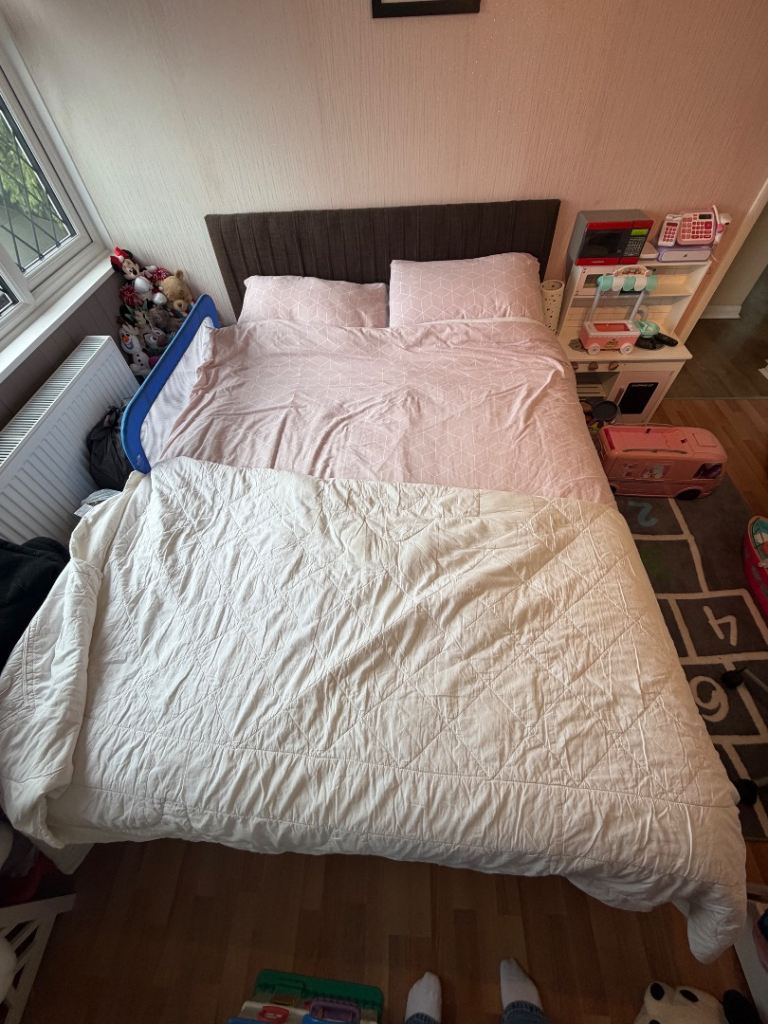King Size Ottoman Bed with Mattress