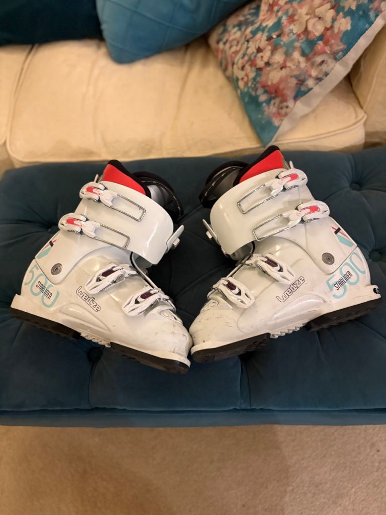 Luedze Starliner 500 white ski boots - size 24.0 