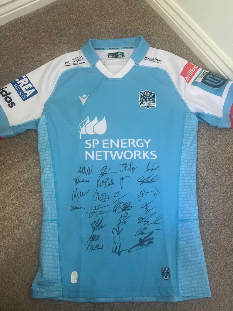 Signed Glasgow Warriors Top