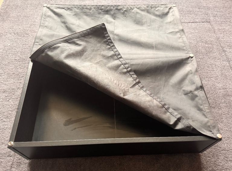 IKEA Vardo Under Bed Storage Drawer (cover + wheels)