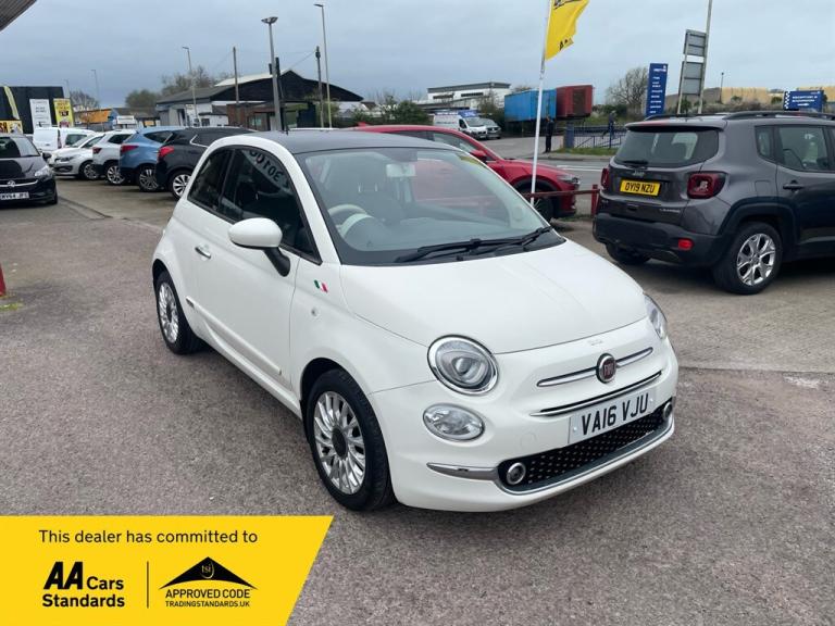 2016 Fiat 500 1.2 Lounge 3dr HATCHBACK PETROL Manual
