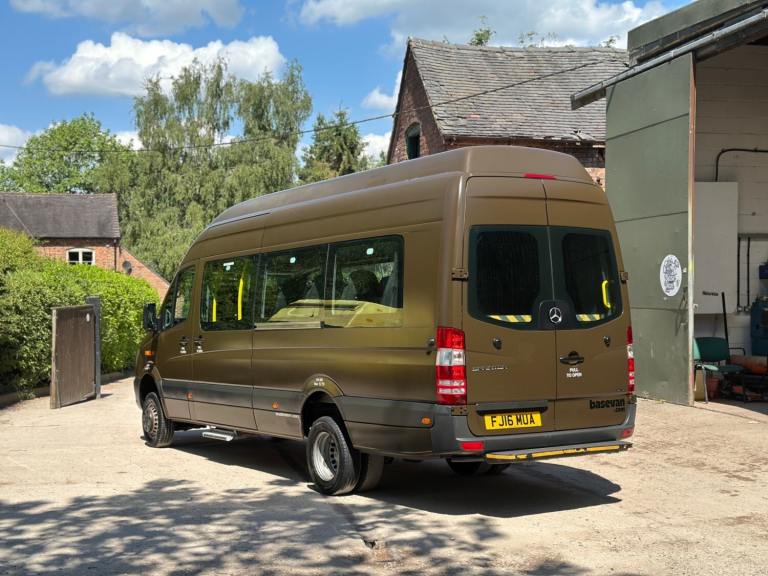 2016 Mercedes Sprinter 4x4 - Ex Miilitary - 16 seater - XLWB van, Xtra High Roof
