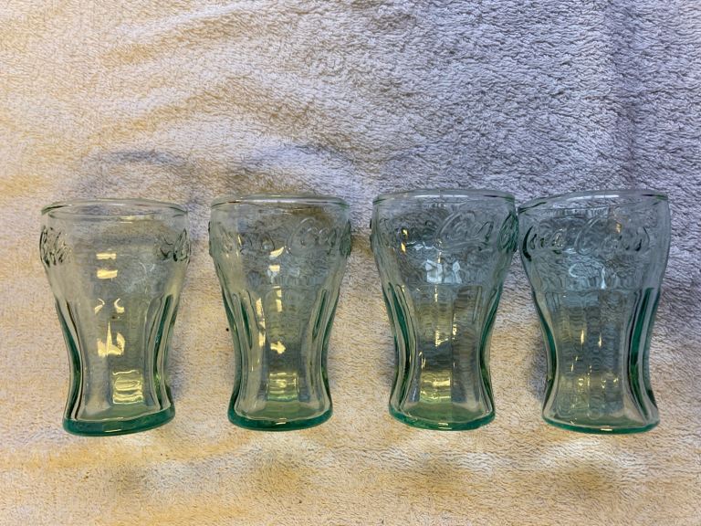 Mini Coke a cola glasses