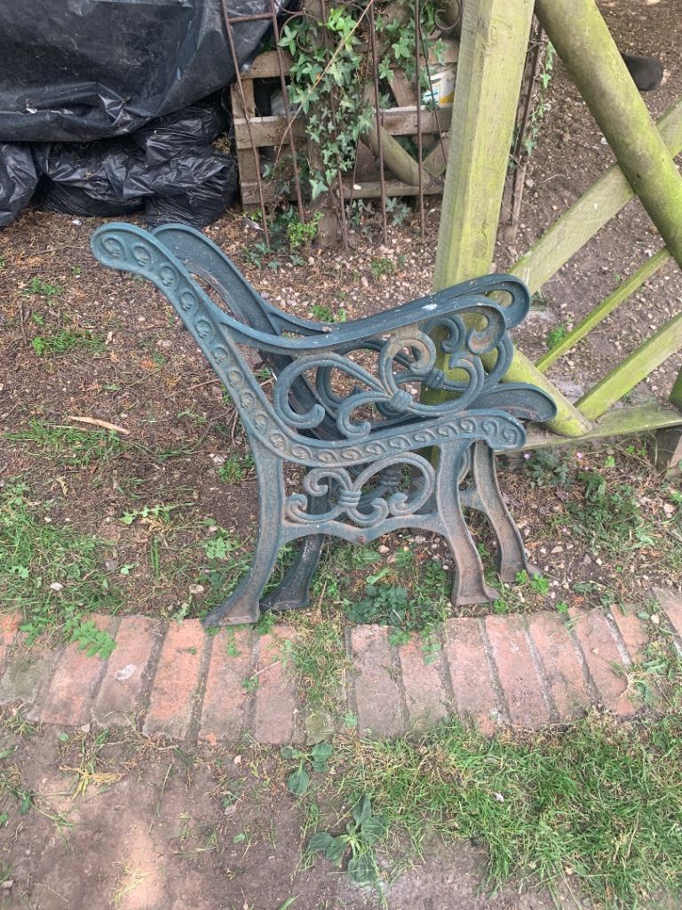Cast iron bench / table set for renovation 