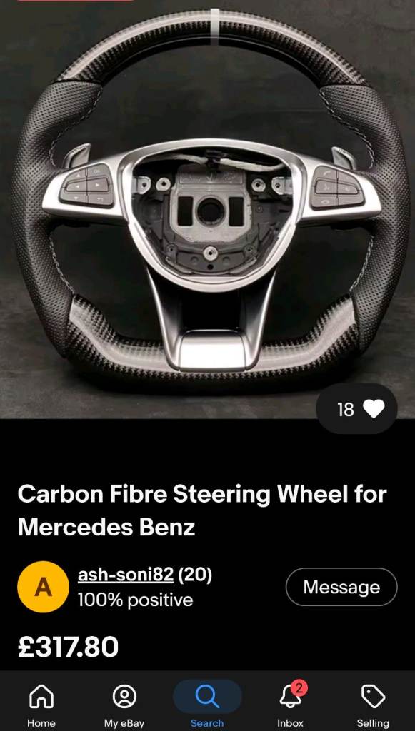 Mercedes Steering Wheel  - (BNIB)