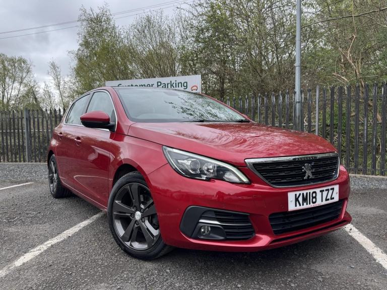 PEUGEOT 308 1.2 PURETECH GPF ALLURE 2018 Petrol Manual in Red