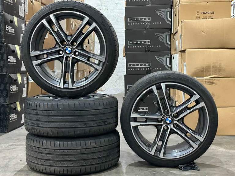 18" Genuine BMW 1 Series 2 series 819M F40/F44 Alloy Wheels & Tyres 5x112