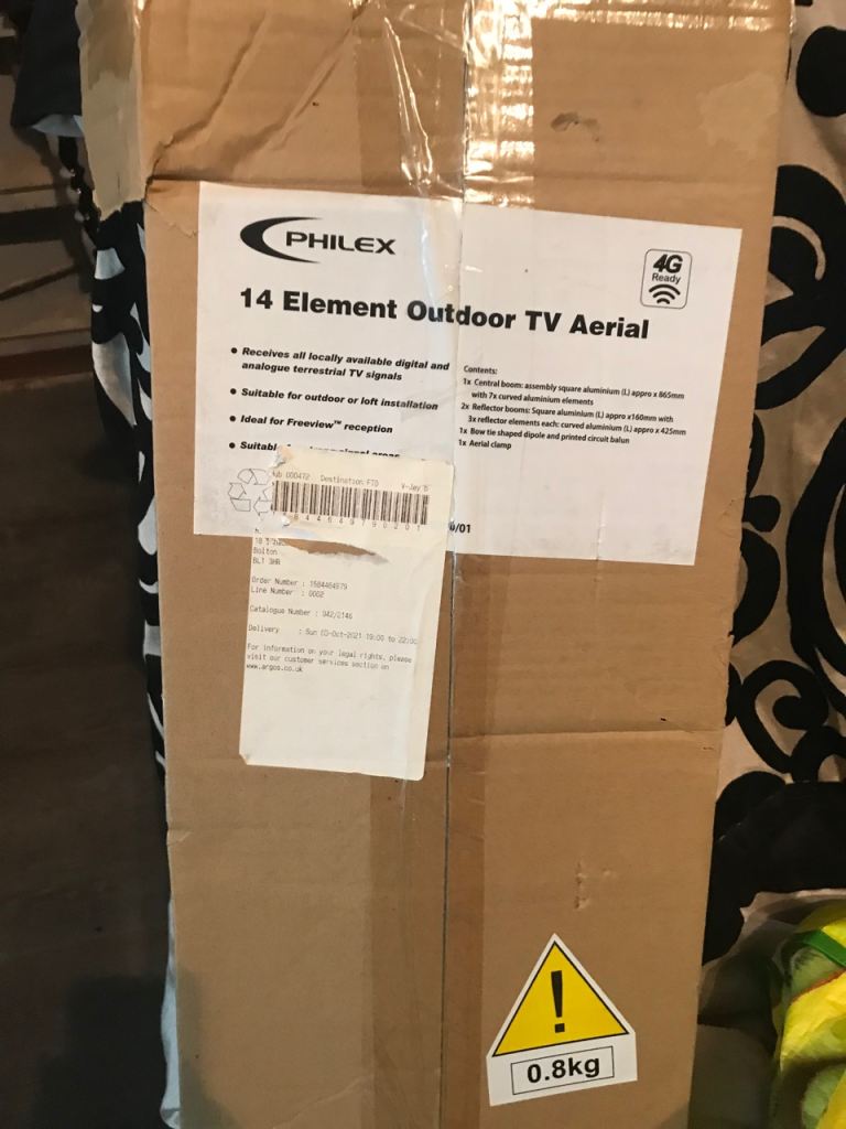 Philex 14 Element Outdoor TV Aerial – New in Box