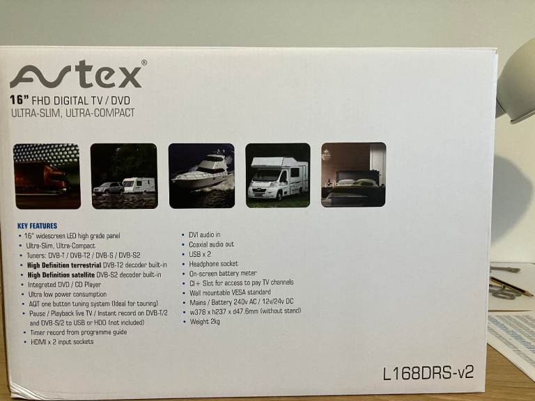 AVTEX 16" TV/DVD Plater