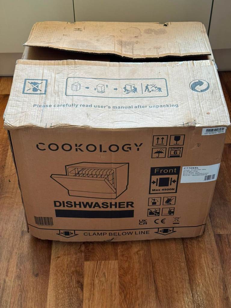 Cookology CTTD6SL Countertop Dishwasher – UNUSED