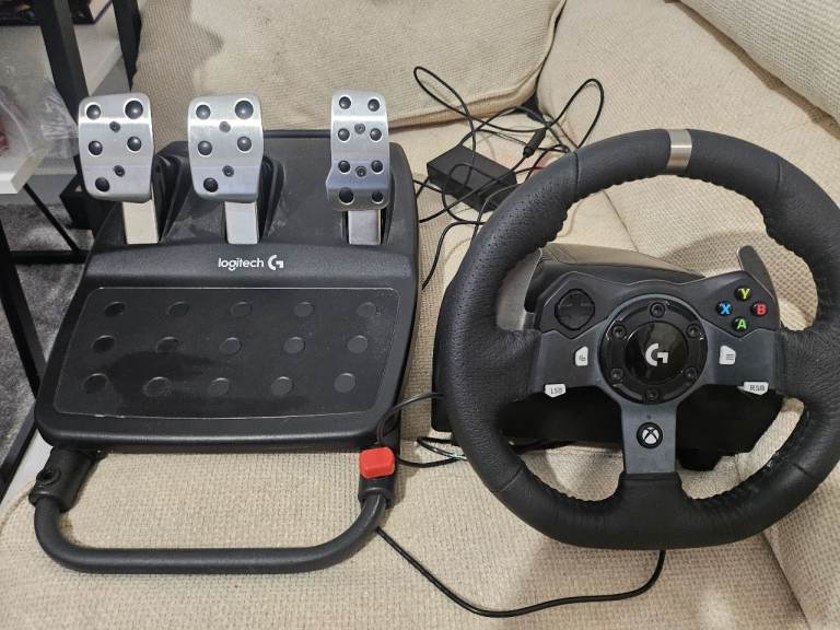 Logitech steering wheel and pedals