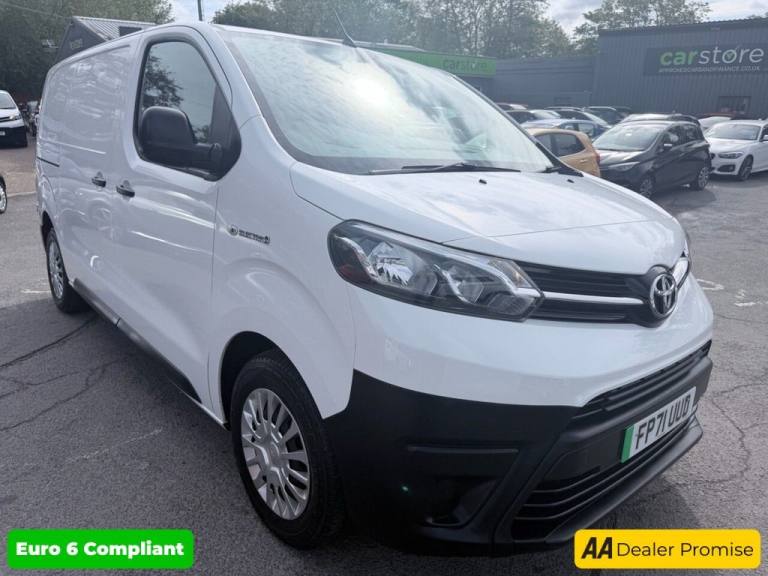 2021 Toyota ProAce White 50kWh Icon electric panel van, 7,800 miles, Automatic, Touchscreen, A Pa...