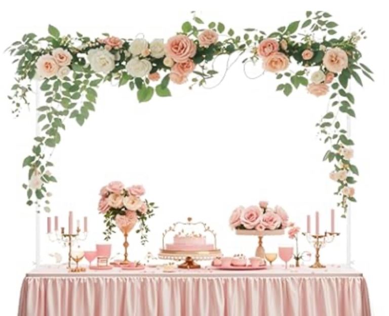 Over Table Rod stand sliver 