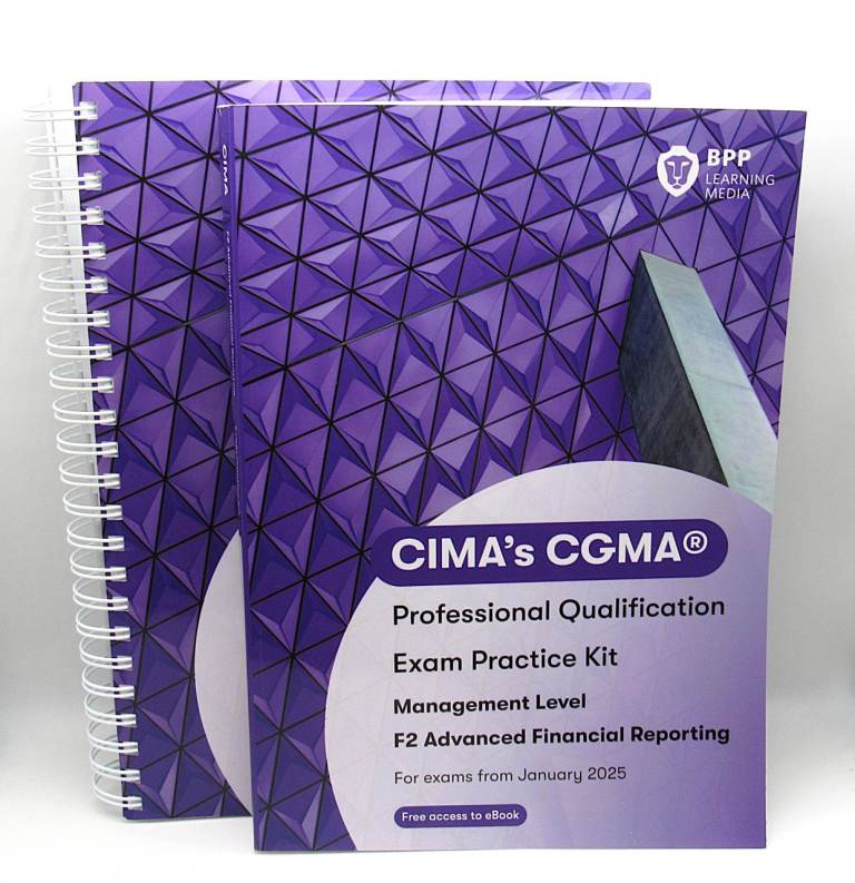 CIMA F2 Advanced Financial Reporting Course Book & Exam Practice Kit BPP 