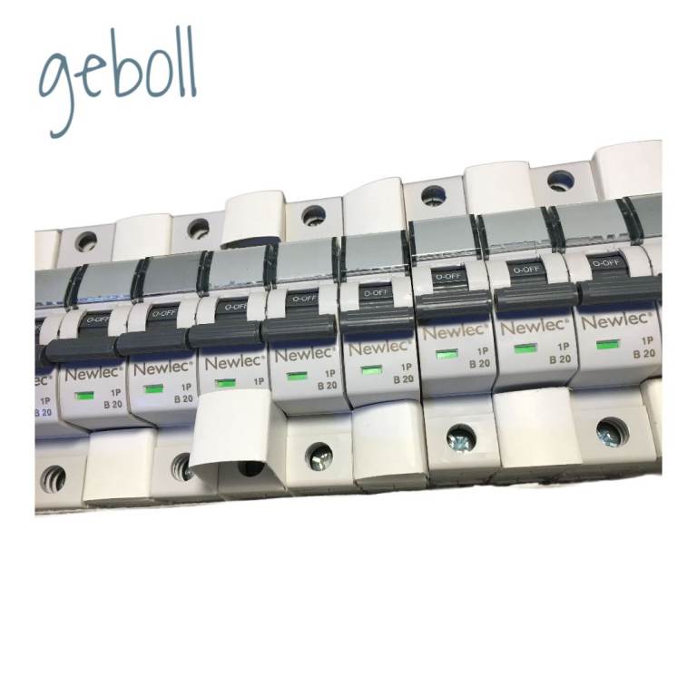 12 X NEW NEWLEC 20 AMP MCB 1P NEWLEC NLMB120B MCB 1P 20A B20 TYPE B SP NEWLEC