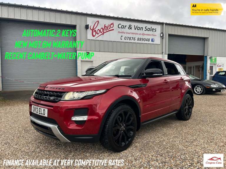2013 Land Rover Range Rover Evoque 2.2 SD4 Dynamic 5dr Auto [Lux Pack] SUV Diesel Automatic