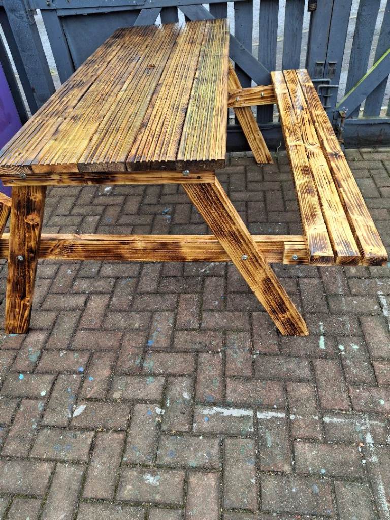 Garden picnic bench 