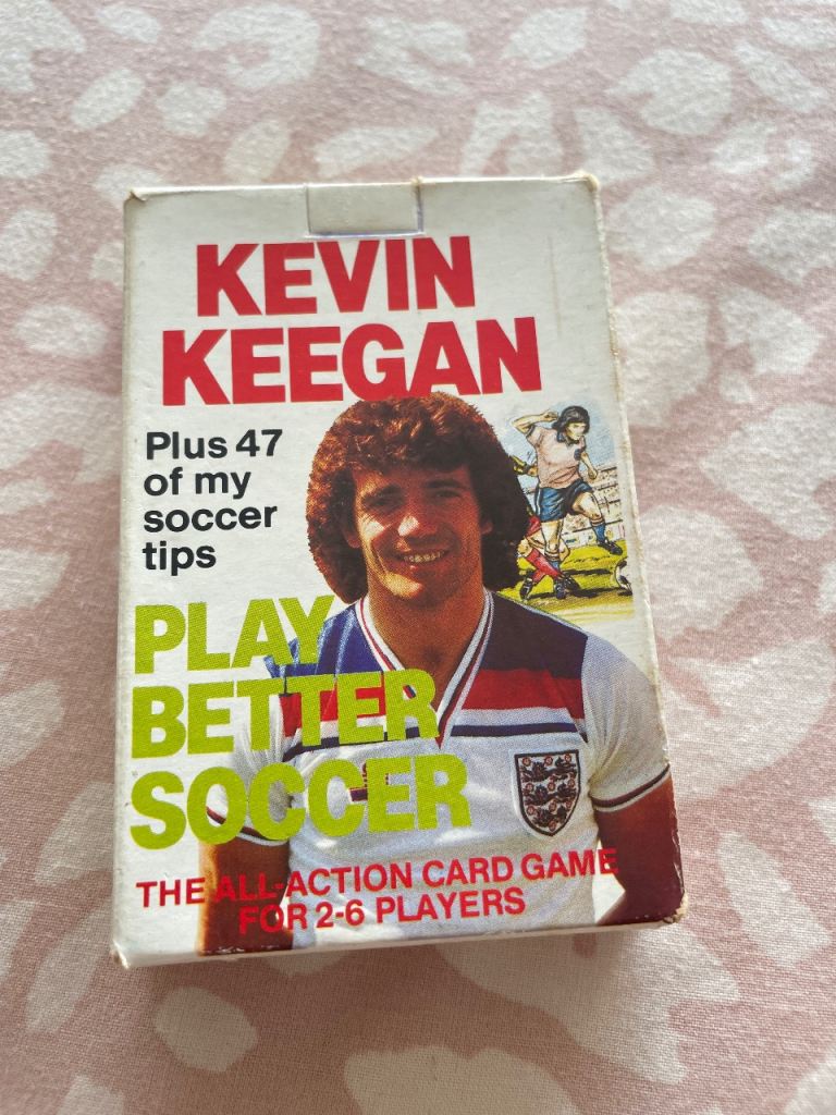 Vintage football card game 