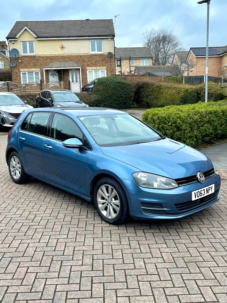 2013 (63) VOLKSWAGEN GOLF MK7 2.0 TDI SE AUTOMATIC DSG BLUEMOTION TECH START/STOP BLUE