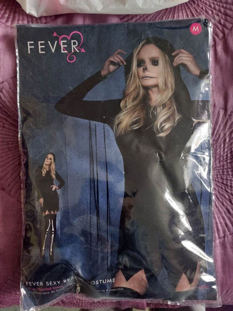 Fever Women's Halloween Costume - Black, Size M, NEW