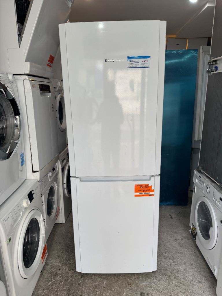 Hotpoint Tall Fridge Freezer 70cm wide With Free Delivery N warranty 