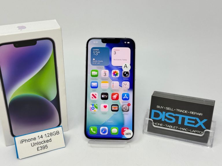 Apple iPhone 14 128GB Unlocked Purple Boxed | WARRANTY