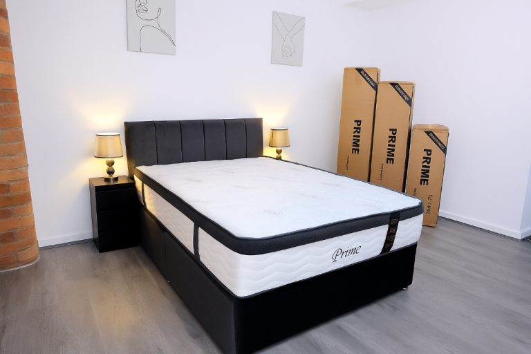 Brand New Double Divan Bed Base, Mattress, Storage Drawers - All UK Sizes Available