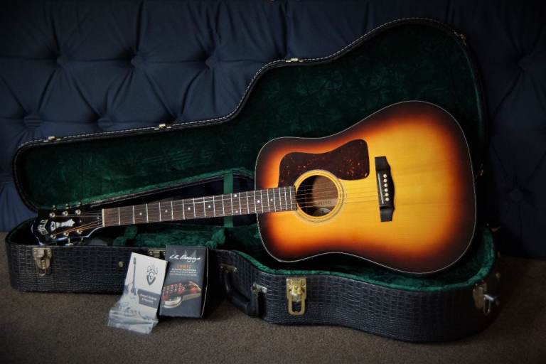  FS/FT!! USA GUILD D40 BLUEGRASS JUBILEE!!ADIRONDACK TOP!!LR Baggs!!