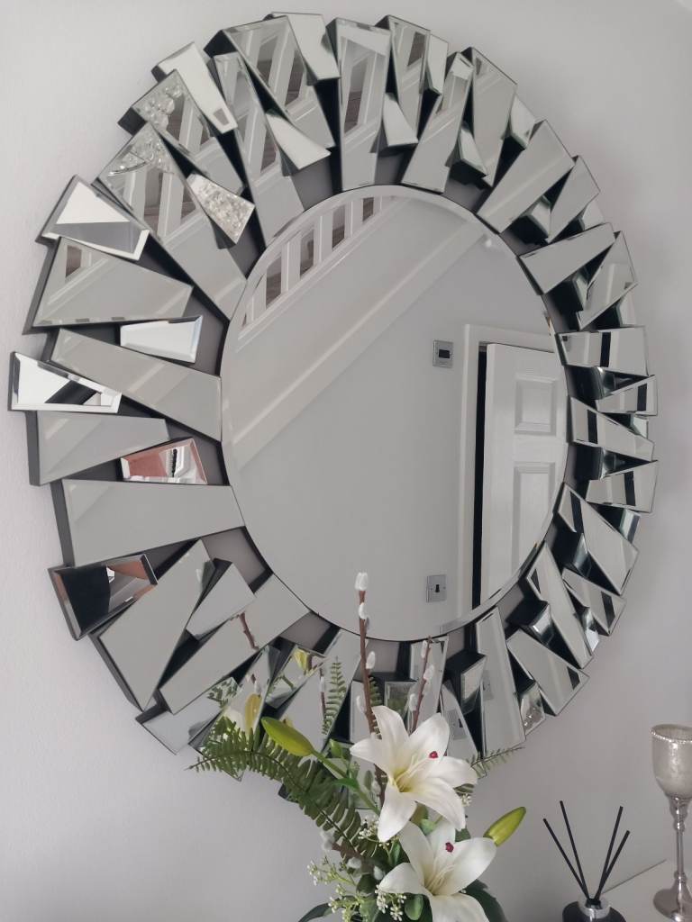Large Sunburst mirror. 