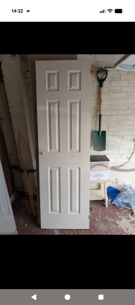 White Cupboard doors X3 