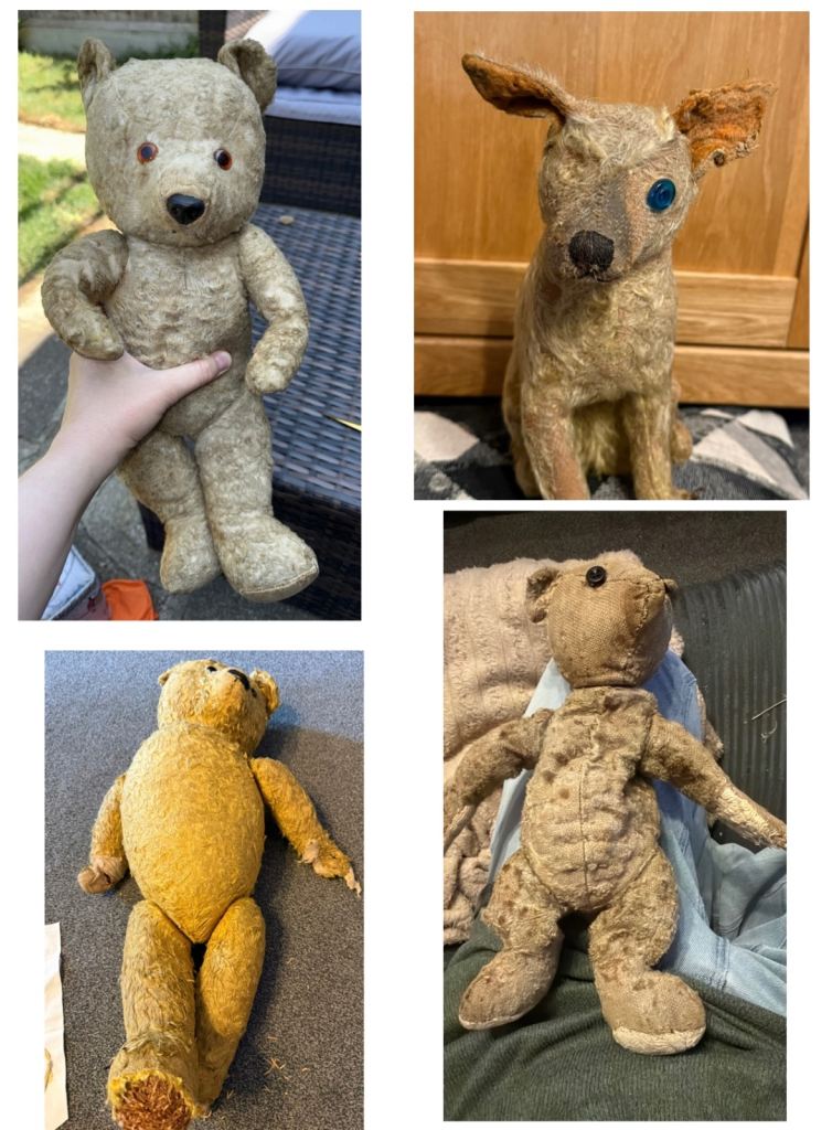 WANTED - OLD BROKEN BEARS/STUFFED ANIMALS 