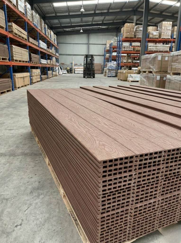 3.6m WPC COMPOSITE DECKING | Red Brown 3.6m delivered