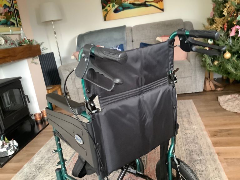 Wheelchair as new. Only used once.