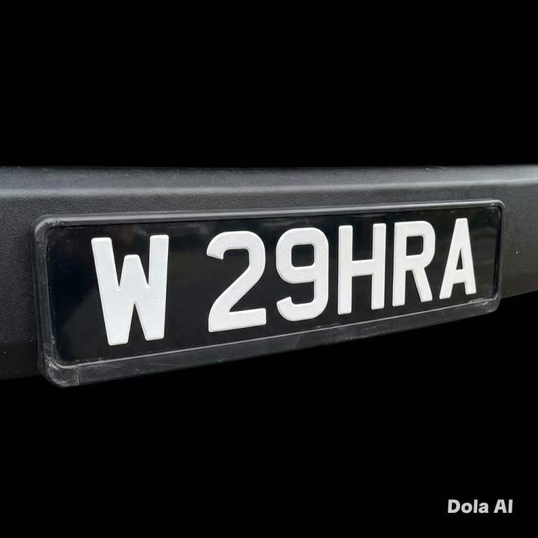 ZAHRA private number plate 