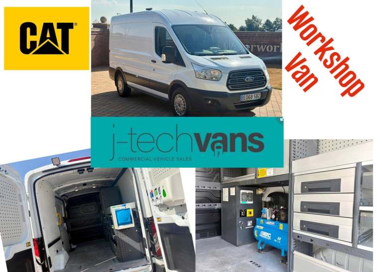 2018 Ford Transit 2.0 TDCi 130ps L2 H2 Mwb Van *** Fitters / Workshop Van *** PANEL VAN Diesel Ma...