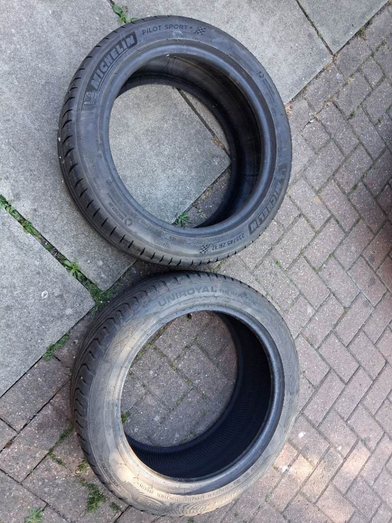 Michelin  235/45Z/R17 XL and Uniroyal 235/45R/ 17Y 