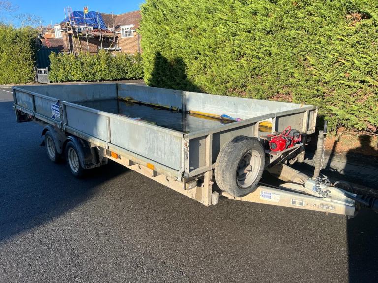 2019 Ifor Williams LM167G Flatbed Trailer – 3500kg With winch