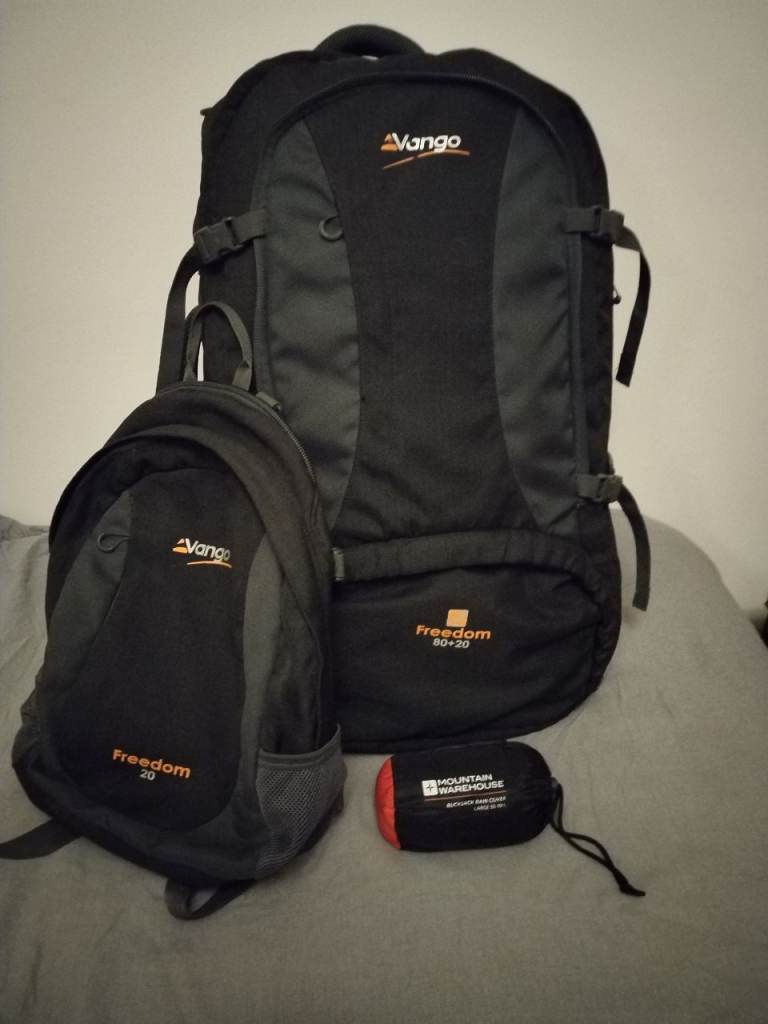 VANGO Freedom 80 + 20 Rucksack Backpack and Raincover Hiking Trekking 