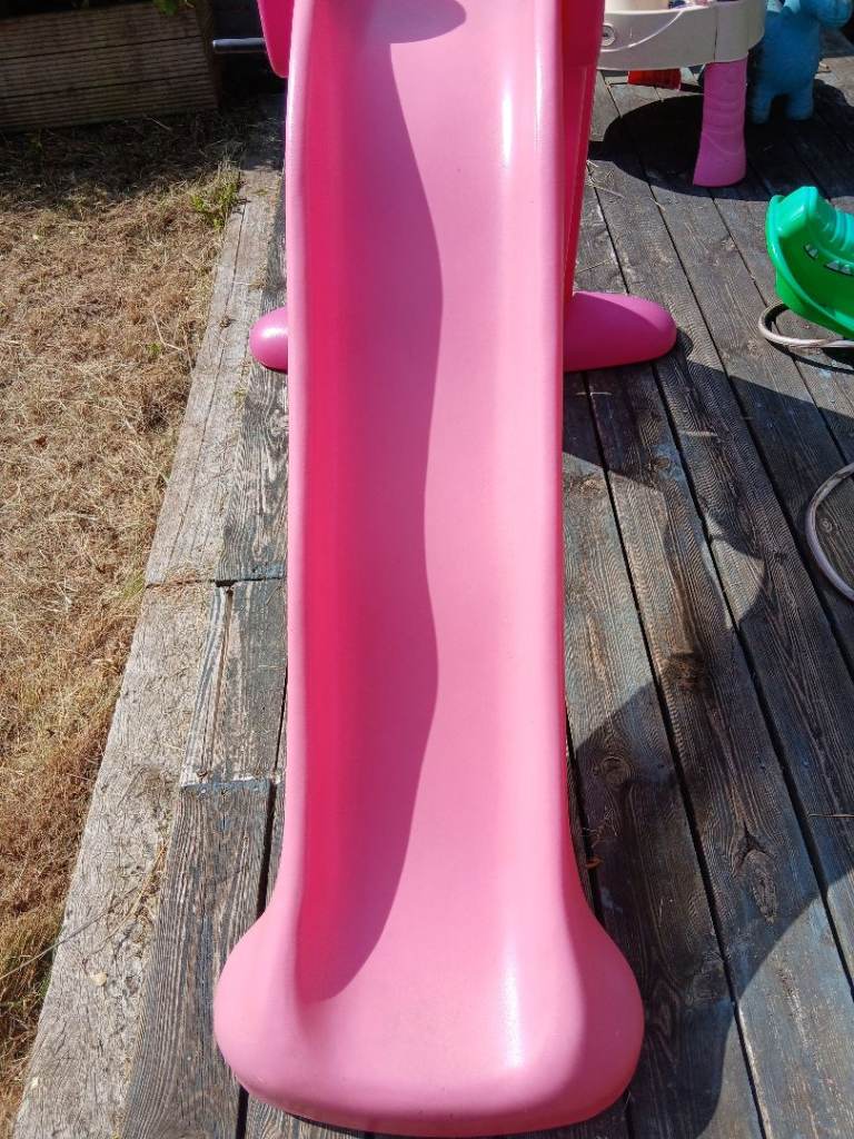 Pink Kids Garden Slide – Good Condition