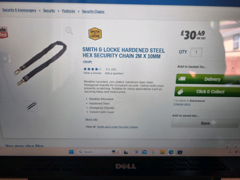 Smith & Locke security chain