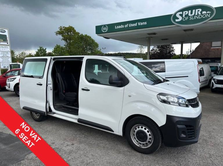2020 Vauxhall Vivaro 3100 2.0d 120PS Edition H1 D/Cab PANEL VAN DIESEL Manual