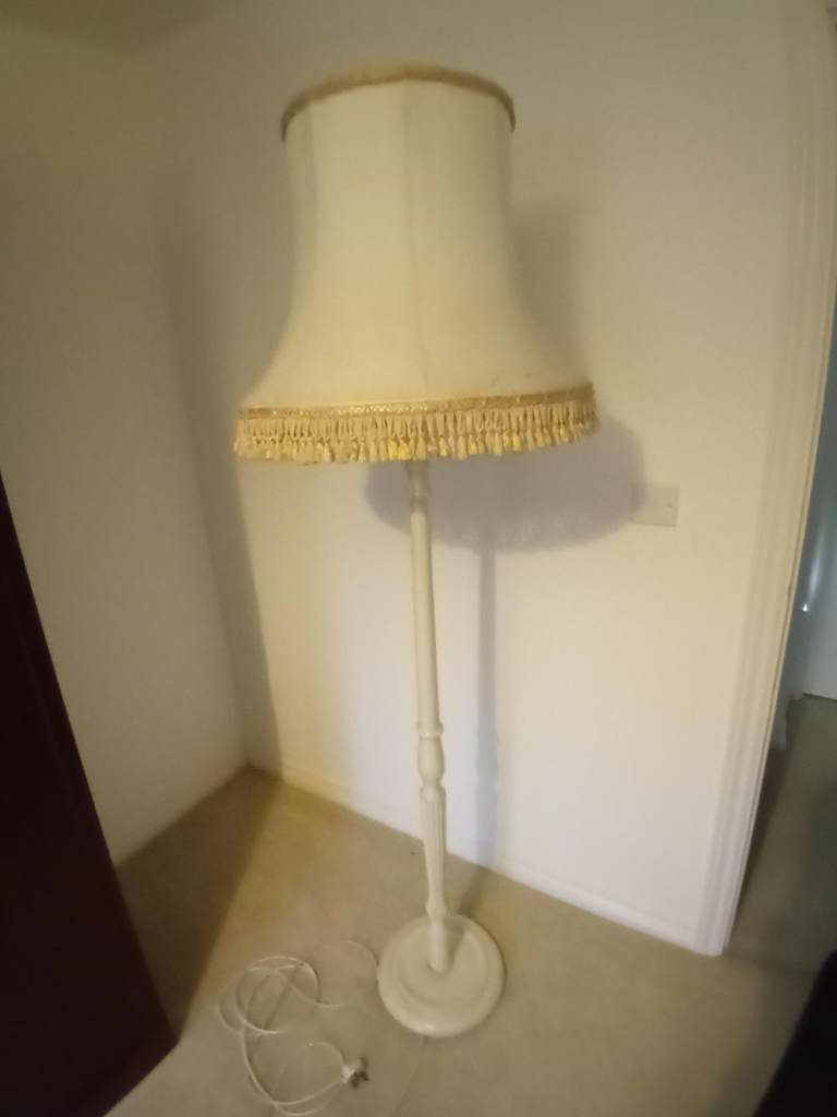 Standard Lamp White from 1970's